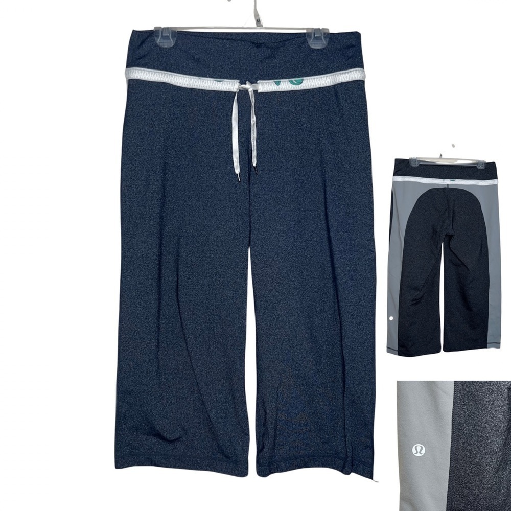 Lululemon RARE Relaxed Fit Wide Leg Cropped Pants Size 8